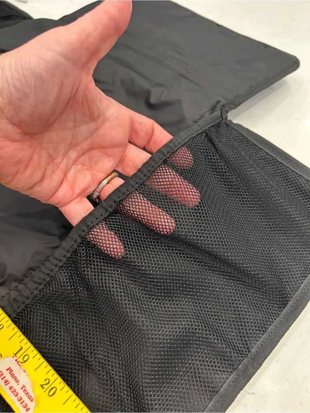 kate spade Black Foldable Travel Changing pad